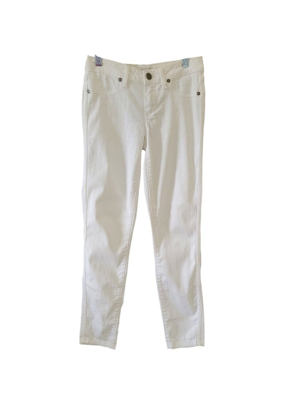 Paige Verdugo Ultra Skinny Jeans Womens Size 25 White Stretch Denim